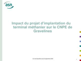 Impact du projet d’implantation du terminal méthanier sur le CNPE de Gravelines
