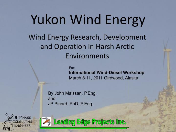 yukon wind energy