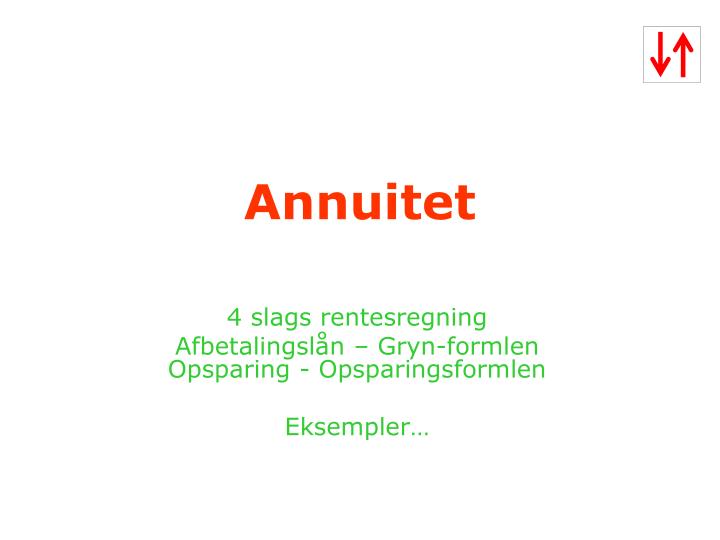 annuitet