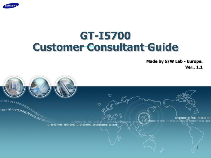 gt i5700 customer consultant guide