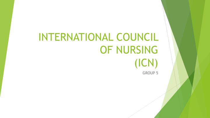 international council of nursing icn