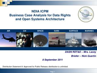 NDIA ICPM Business Case Analysis for Data Rights and Open Systems Architecture