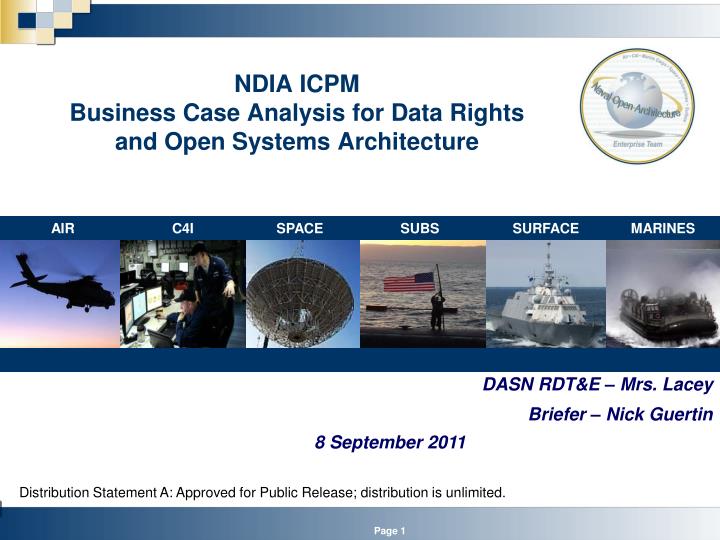 ndia icpm business case analysis for data rights and open systems architecture