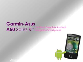 Garmin-Asus A50 Sales Kit