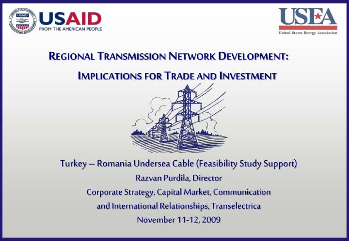 regional transmission network development implications for trade and investment