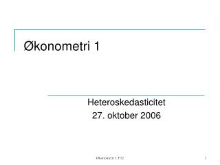 konometri 1