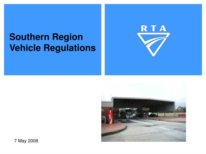 southern region vehicle regulations