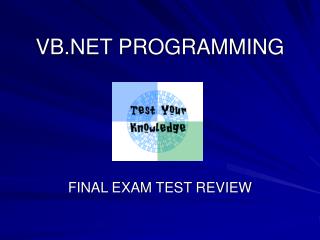 VB.NET PROGRAMMING