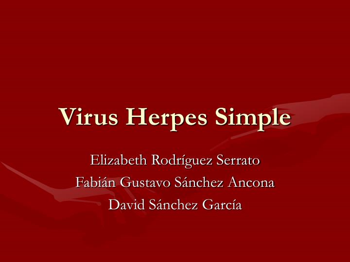 virus herpes simple