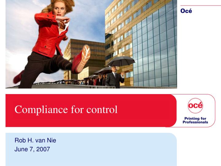 compliance for control