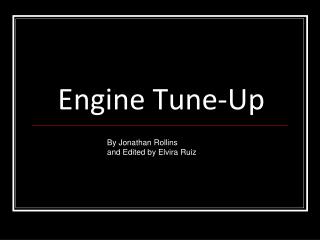 Engine Tune-Up