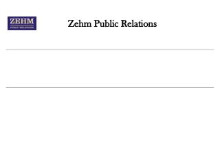 Zehm Public Relations