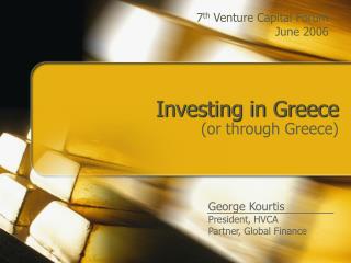 Investing in Greece