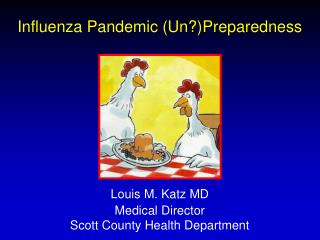 Influenza Pandemic (Un?)Preparedness Louis M. Katz MD Medical Director