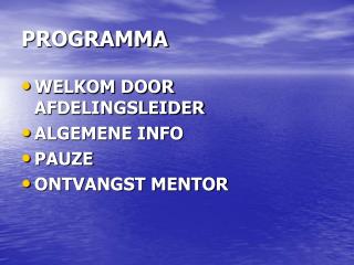 programma