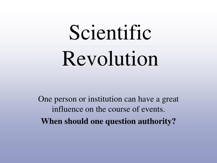 scientific revolution