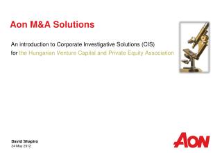Aon M&amp;A Solutions