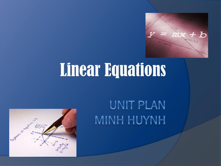 linear equations