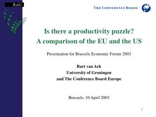Is there a productivity puzzle? A comparison of the EU and the US