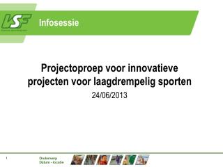 infosessie