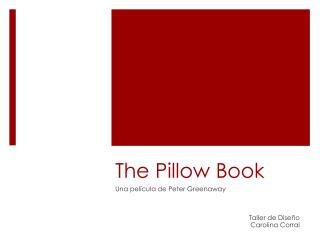 the pillow book
