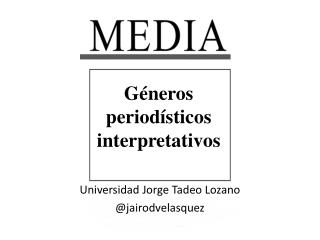 g neros period sticos interpretativos