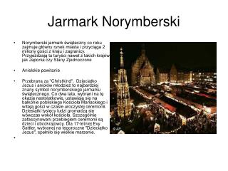 jarmark norymberski