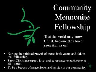 Community Mennonite Fellowship