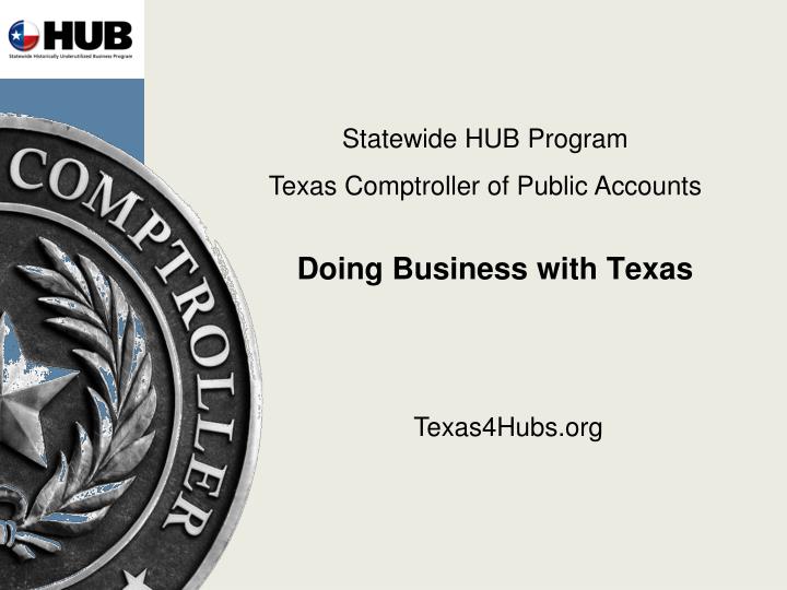 doing business with texas