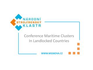 Conference Maritime Clusters In Landlocked Countries