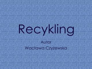 recykling