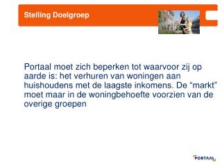 stelling doelgroep