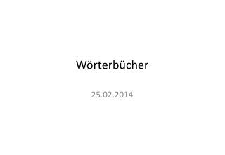 w rterb cher