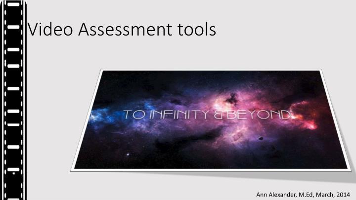video assessment tools