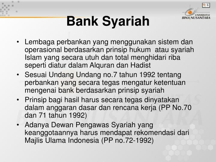 bank syariah