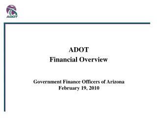 Government Finance Officers of Arizona February 19, 2010