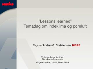 fagchef anders g christensen niras