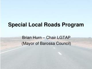 Special Local Roads Program