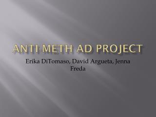 Anti-meth Ad Project