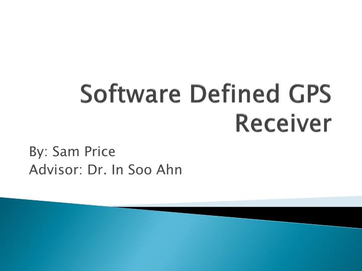 software defined gps receiver