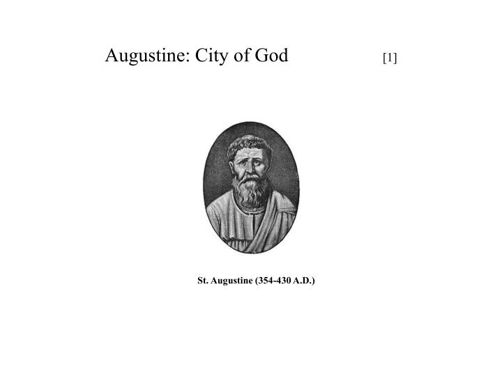 augustine city of god 1