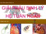 GIẢI PHẨU SINH LÝ HỆ TUẦN HOÀN - slide 1