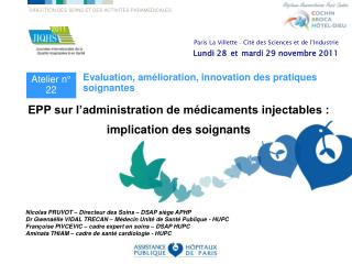 epp sur l administration de m dicaments injectables implication des soignants