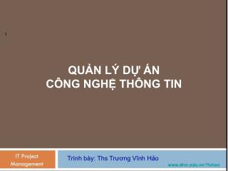 qu n l d n c ng ngh th ng tin