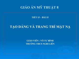 gi o n m thu t 8