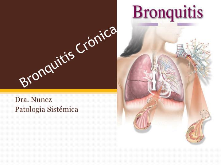 bronquitis cr nica