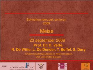 behoefteonderzoek senioren 2009