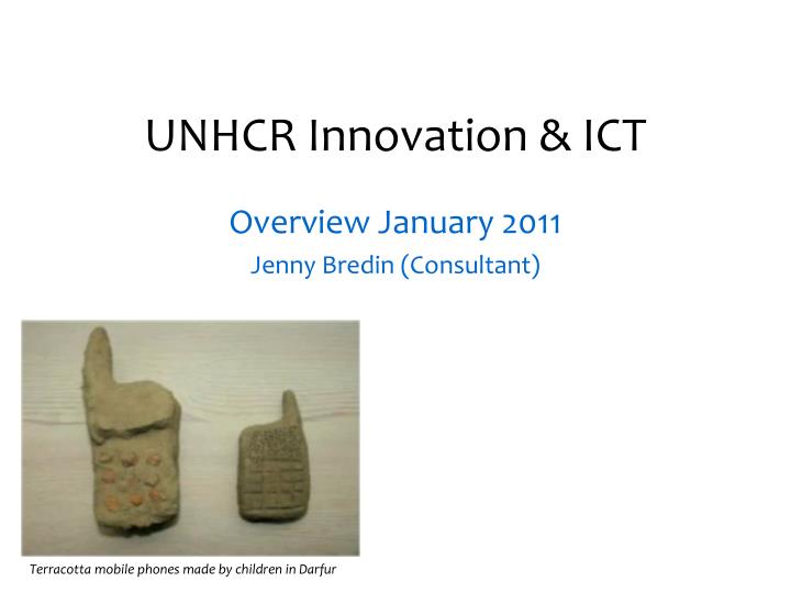 unhcr innovation ict