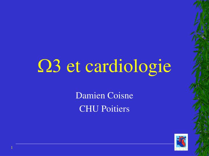 w3 et cardiologie