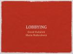 LOBBYING - slide 1